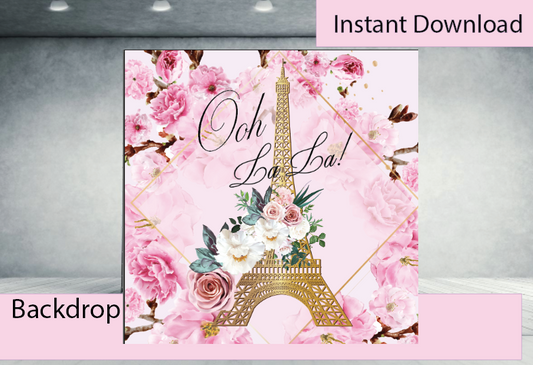 Paris Backdrop