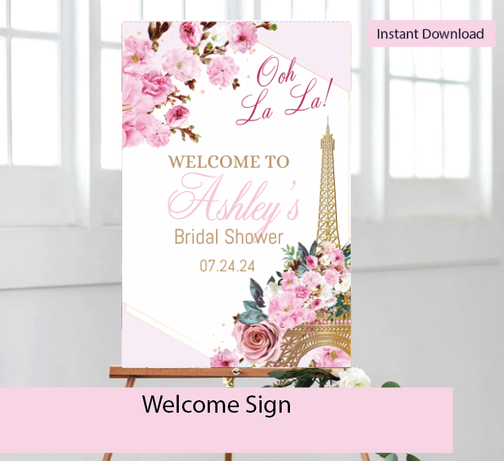 Paris Welcome sIgn