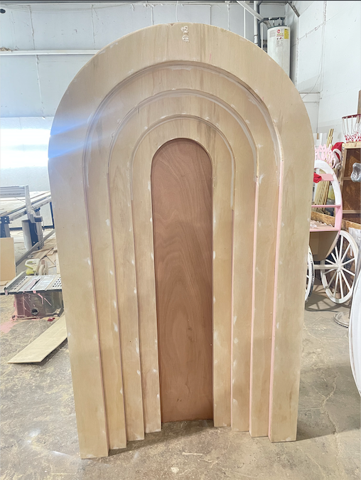 3D Oval Arch -3d-  Size: 7x4 feet - Wood Build { PICK UP ONLY}