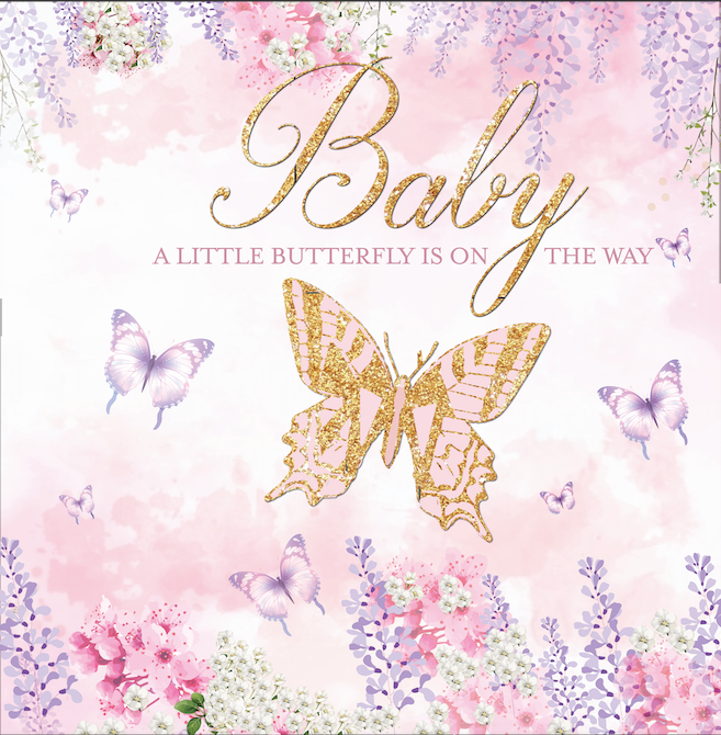 Butterfly theme backdrop