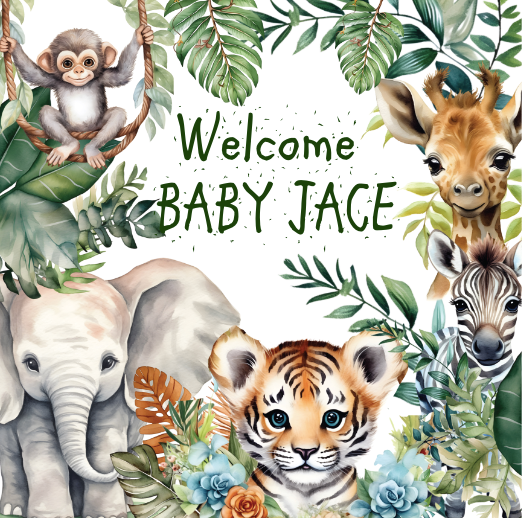 Safari Backdrop  - Digital Download - Instant download