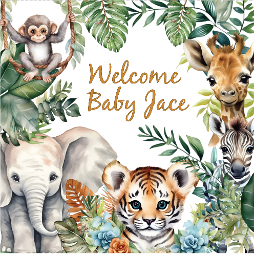 Safari Backdrop  - Digital Download - Instant download