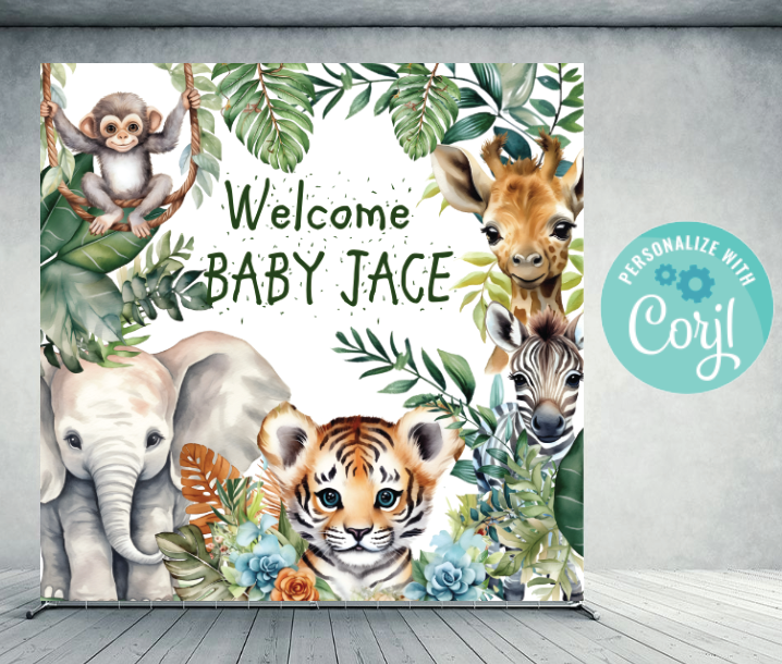 Safari Backdrop  - Digital Download - Instant download
