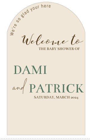 Boho welcome sign-  Nude -- - INSTANT DOWNLOAD
